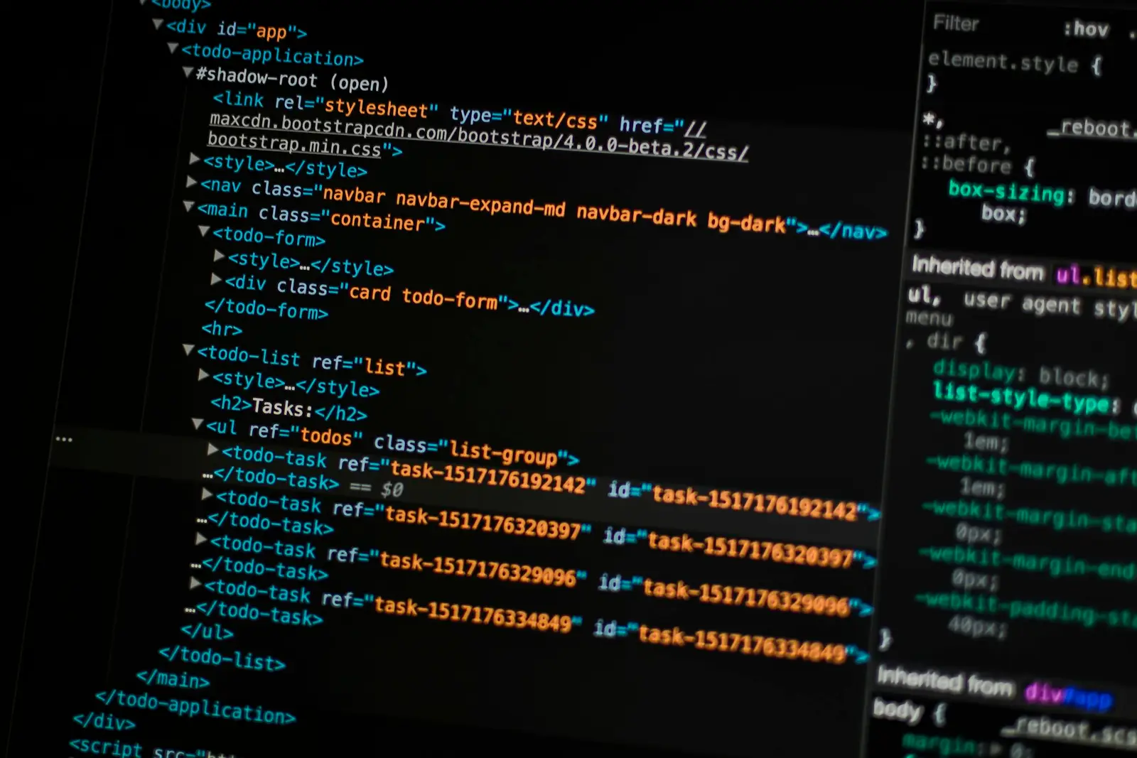 Desarrollo de una página web a medida en código, sin plantillas