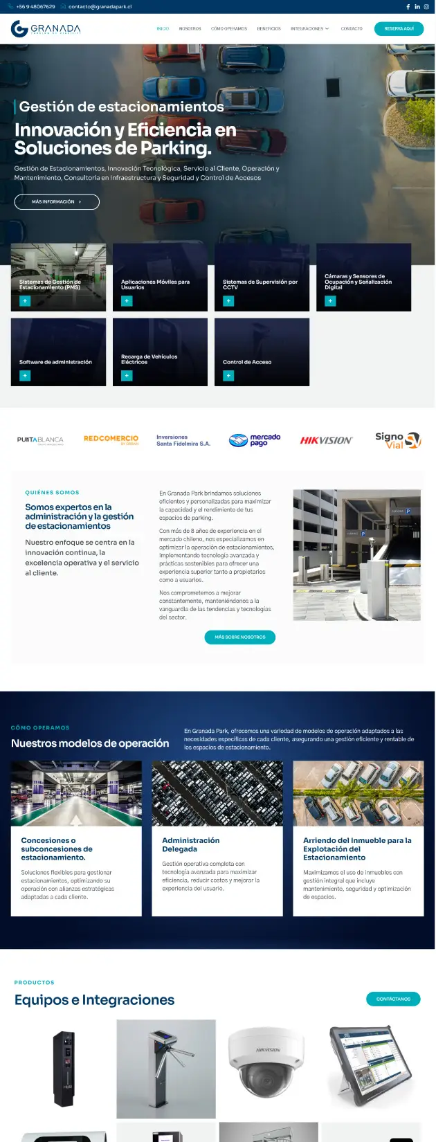 Diseño web Granada Park