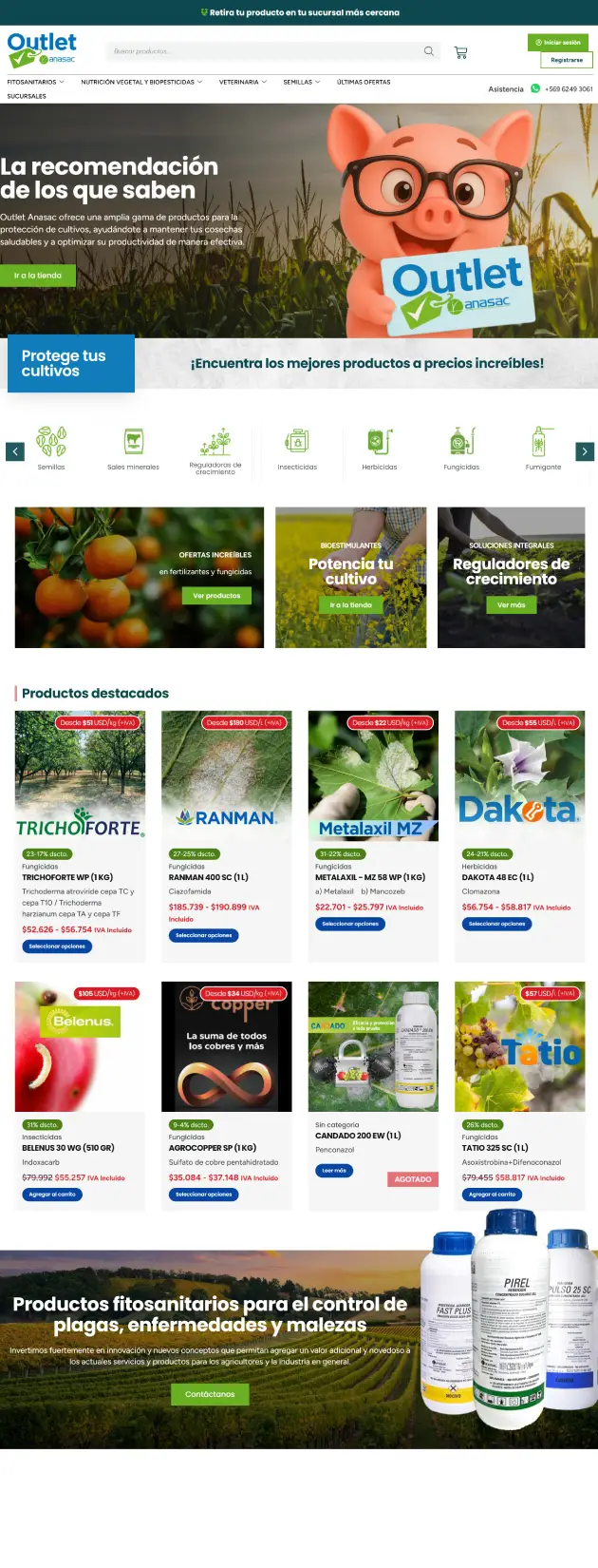 E-commerce Outlet Anasac